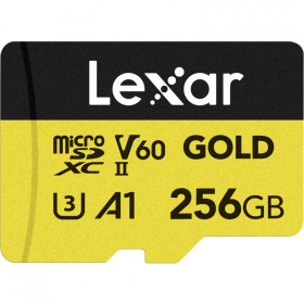 256GB microSDXC GOLD UHS-II/C10/A1/U3 R280/W100 (60)