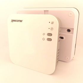 RESITGILAT Termostat de ambient inteligent Smart WT-20, WI-FI, Control Internet , Pentru Centrala Termica, RF Wireless, Reecomer