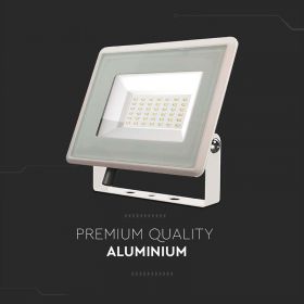 Reflector Led Smd 30w 6500k Ip65 - Alb