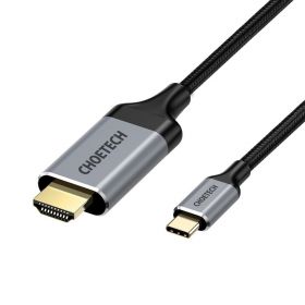 cablu usb-c - hdmi choetech ch0021, 4k 60hz, 2m, negru