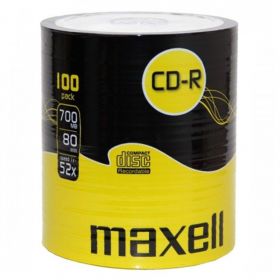 cd-r 700mb, 52x 100buc pe folie, maxell