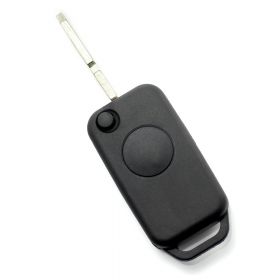 mercedes benz - carcasa tip cheie briceag cu 1 buton, lama 2 "piste"