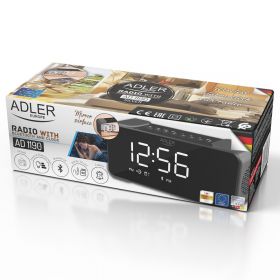 radio cu ceas, bt, sd, aux, usb, ad 1190 adler