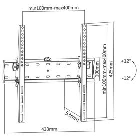 suport universal led tv 32-55 inch