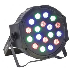 led par rgb 18 x1w cu dmx