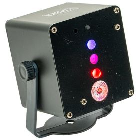 mini laser 160mw + efect led rgb 3w