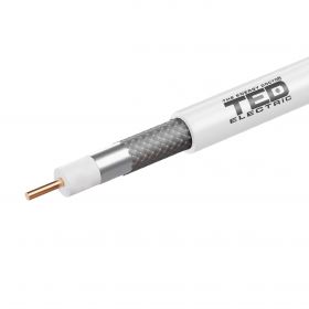 cablu coaxial rg6 ccs tresa cca, rola 100m, ted