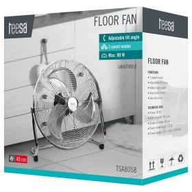 ventilator podea 40cm 3 viteze 90w teesa