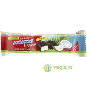 Baton Vegan De Cocos Cu Glazura Amaruie Ecologic/Bio 50g