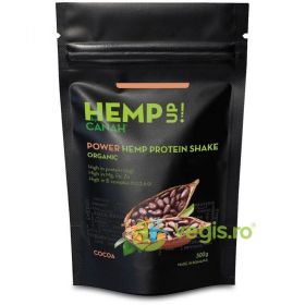 POWER Shake Proteic de Canepa si Cacao Hemp Up Ecologic/Bio 300g