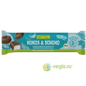 Baton de Cocos cu Glazura din Lapte Ecologic/Bio 50g