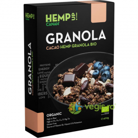 Granola cu Seminte de Canepa si Cacao Ecologica/Bio 400g