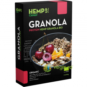 Granola Protein cu Seminte de Canepa Ecologica/Bio 400g