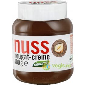 Crema de Ciocolata cu Alune Nuss-Nougat Ecologica/Bio 400g