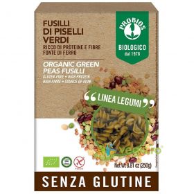 Fusilli din Mazare Verde fara Gluten Ecologice/Bio 250g