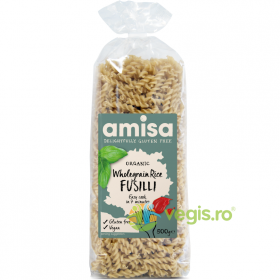 Fusilli din Orez Integral fara Gluten Ecologici/Bio 500g