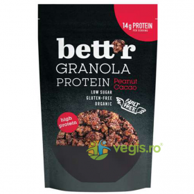 Granola Proteica cu Alune si Cacao fara Gluten Ecologica/Bio 300g