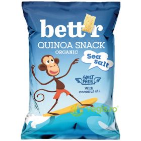 Quinoa Snack cu Sare fara Gluten Ecologic/Bio 50g