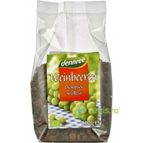 Stafide din Struguri Thompson fara Samburi Ecologice/Bio 500g