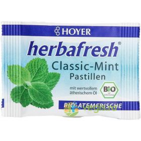 Tablete pentru Respiratie Proaspata cu Menta Herbafresh Clasic Ecologice/Bio 17g