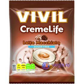 Bomboane cu Aroma de Latte Machiato fara Zahar 60g