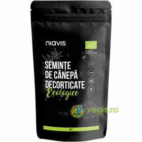 Seminte de Canepa Decorticate fara Gluten Ecologice/Bio 200g