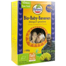 Baby Banane Bucati Uscate Ecologice/Bio 100g