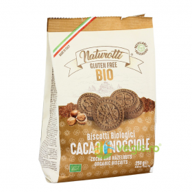 Biscuiti cu Cacao si Alune de Padure fara Gluten Ecologice/Bio 250g