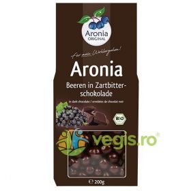 Fructe de Aronia Glazurate cu Ciocolata Ecologice/Bio 200g