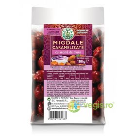 Migdale Caramelizate cu Aroma de Mure 100g