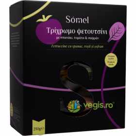 Paste Fettuccine cu Spanac, Rosii si Sofran 250g