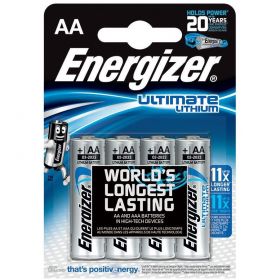 ENERGIZER Ultimate Lithium, AA, L91, 1.5V, 4 pcs