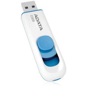 Memorie USB Memorie USB  ADATA  AC008-32G-RWE,  32GB, USB2.0, alb+albastru