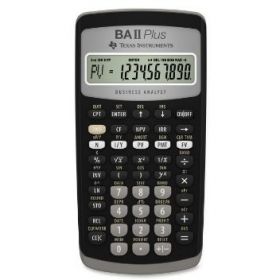 Calculator de birou TI-BA-II Plus, 10 cifre, stiintific