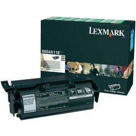 Cartus toner Lexmark X654X11E, black