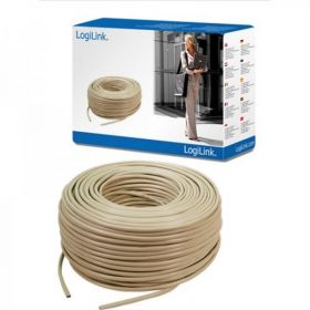 Cablu Logilink CPV0016, retea F/UTP cat. 5e 305m, Alb