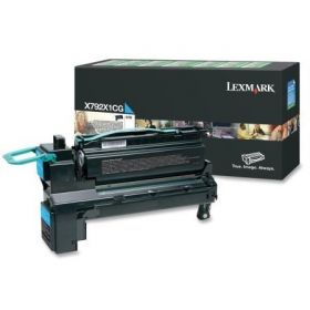 Toner Lexmark X792X1CG, 20.000 pagini, Cyan