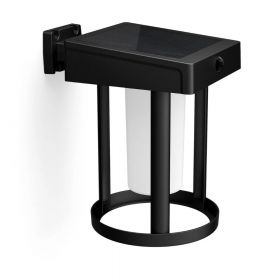 Aplica exterior Philips Camill, cu senzor, 1.4 W, plastic, rotund, negru, IP44