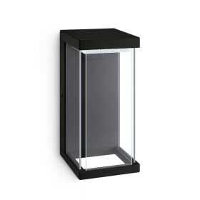 Aplica exterior Philips Kyrie, 12 W, aluminiu, negru, IP44