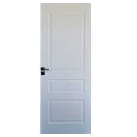 Usa interior plina Pamate U-83, reversibila, MDF, Alb, toc 10 cm, 200 x 60 x 4 cm