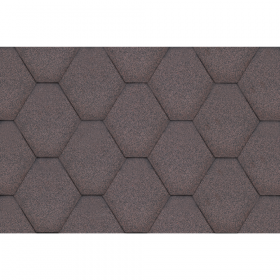 Sindrila bituminoasa forma hexagonala, maro, 2.61 mp