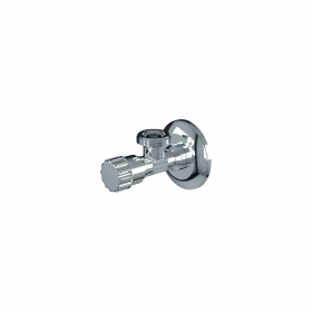 Robinet coltar Tiemme, filet interior-exterior, alama, cromat, 1/2 x 3/4