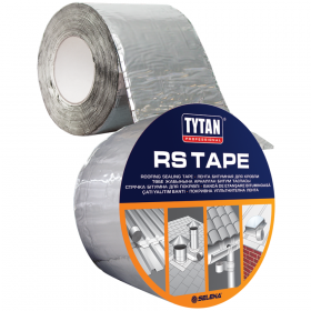 Banda bituminoasa pentru acoperis Tytan RS TAPE, aluminiu, bitum, rezistenta UV, 30 cm x 10 m