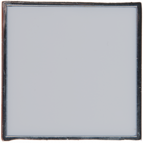 Buton cu insertie Arma BR 172, metal, 25 x 32 mm, crom - alb