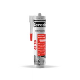 Silicon universal Ceresit CS 26, transparent, interior/exterior, 300 ml