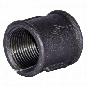 Mufa, filet interior-interior, fonta neagra, 2 inch