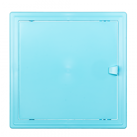 Usita vizitare, TE-MA, plastic, albastru deschis, 20x20 cm