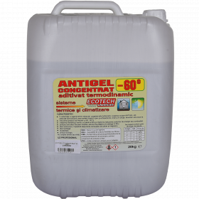 Antigel concentrat pentru centrale termice Ecotech Chemicals, 20 kg, -60°C, rosu