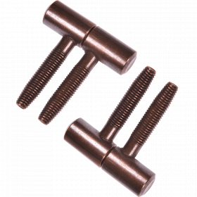 Balama 2 tije, otel, cupru antic, 14 x 48 mm, set 2 BUC