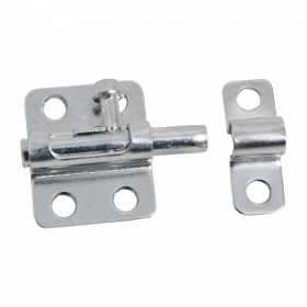 Zavor aplicat, cu piedica, otel zincat, 35 x 42 mm, L: 52 mm